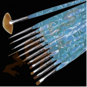 Conjunto com 12 Pincéis para Unhas de Gel Arte 9